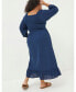 Фото #2 товара Plus Size Adele Midi Dress