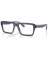 Men's Rectangle Eyeglasses, EA320656-O