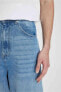 Wide Baggy Fit Geniş Kalıp Normal Bel Geniş Paça Jean Pantolon B5788ax24sp