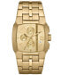 Men's Cliffhanger Quartz Chronograph Gold-Tone Stainless Steel Watch 40mm