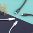 Фото #12 товара Kabel przewód do iPhone MFi USB-C - Lightning 20W 3A 1m biały