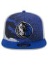 Фото #3 товара Men's Blue Dallas Mavericks Court Sport Speckle 9fifty Snapback Hat