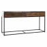 Console DKD Home Decor 8424001772179 Black Multicolour Natural Dark brown Metal Recycled Wood Mango wood 150 x 43 x 77 cm