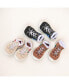 Infant Boys Breathable Washable Non-Slip Sock Shoes Runner - Black