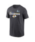 Фото #3 товара Men's Anthracite Los Angeles Rams Super Bowl LVI Champions Roster T-shirt