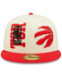 Фото #3 товара Men's Cream, Red Toronto Raptors 2022 NBA Draft 59FIFTY Fitted Hat