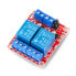 Relay module 2 channels H/L with optoisolation - contacts 10A/250VAC - coil 12V