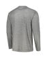 Men's Gray Ohio State Buckeyes PFG Terminal Tackle Omni-Shade Raglan Long Sleeve T-shirt