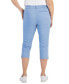 Фото #3 товара Women's Mid-Rise Comfort Waist Capri Pants, 2-24W, Created for Macy's