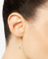 ფოტო #2 პროდუქტის Diamond Elongated Drop Earrings (1/2 ct. t.w.) in 14k Gold, Created for Macy's