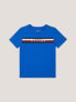 Kids' Ribbed Stripe Logo T-Shirt