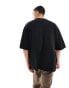 ASOS DESIGN essential heavyweight extreme oversized t-shirt 240gsm in black