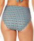 ფოტო #2 პროდუქტის Women's Convertible Shirred High-Low Waist Bikini Bottoms