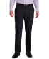 ფოტო #1 პროდუქტის J.M. Men's 4-Way Stretch Textured Grid Classic Fit Flat Front Performance Dress Pant