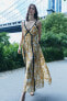 Фото #5 товара Платье с принтом и окантовкой — zw collection ZARA