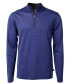 ფოტო #1 პროდუქტის Tall Cutter Buck Virtue Eco Pique Micro Stripe Recycled Quarter Zip Jacket