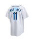 Фото #4 товара Men's Edgar Martinez White Seattle Mariners Home Cooperstown Collection Replica Player Jersey