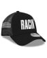 Фото #4 товара Головной убор мужской New Era Черный NASCAR Racin' 9FORTY A-Frame Trucker Hat