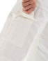 Фото #5 товара Hollister linen cargo trouser in white