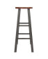 Фото #3 товара Ivy 29.1" Wood Bar Stool