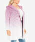 Фото #3 товара Plus Size Amaya Long Sleeve Cardigan Sweater