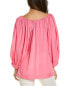 Фото #2 товара Trina Turk Sandia Top Women's Pink Xs