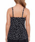 Фото #2 товара Women's Polka-Dot High-Low Tankini Top, Created for Macy's