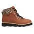 Фото #1 товара TOMS Mojave Leopard Round Toe Lace Up Womens Brown Casual Boots 10016801T