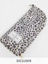 Фото #1 товара The Flat Lay Co. X ASOS Exclusive Standing Brush Case - Cheetah Spots