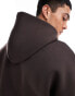 Фото #6 товара ASOS DESIGN heavyweight oversized scuba hoodie in brown