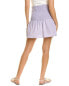 Nation Ltd Priscilla Smocked Mini Skirt Women's Purple L