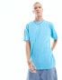 Karl Kani small signature oversized t-shirt in light blue with back print