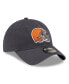 Фото #4 товара Men's Graphite Cleveland Browns Core Classic Graph 9TWENTY Adjustable Hat