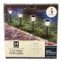 Member's Mark 4-Piece LED Solar Path Lights - Matte Black