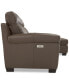 Julius II 3-Pc. Leather Sectional Sofa With 1 Power Recliner, Power Headrests, Chaise And USB Power Outlet