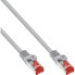 Фото #2 товара InLine Patch Cable S/FTP PiMF Cat.6 250MHz copper halogen free grey 0.25m