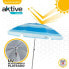 Фото #5 товара Пляжный зонт AKTIVE Синий полиэстер 200 x 194,5 x 200 см (6 штук)