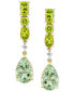 ფოტო #3 პროდუქტის Multi-Gemstone (8-7/8 ct. t.w.) & Diamond Accent Drop Earrings in 10k Gold