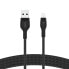 Фото #1 товара Кабель USB—Lightning Belkin CAA010BT2MBK Чёрный