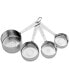 Фото #2 товара Stainless Steel Measuring Cups, Set of 4
