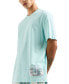 Фото #3 товара Men's Short Sleeve Patch Logo Cotton T-Shirt