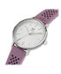 ფოტო #4 პროდუქტის Unisex Three Hand Code One Small Pink Silicone Strap Watch 35mm