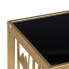 Set of 2 tables Black Golden Iron 100 x 30 x 80 cm (2 Units)