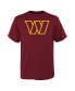 ფოტო #1 პროდუქტის Big Boys Burgundy Washington Commanders Primary Logo T-shirt