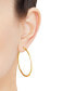 ფოტო #2 პროდუქტის 14k Gold Hoop Earrings, 40mm