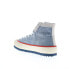 Diesel S-Principia Mid W Womens Blue Canvas Lifestyle Sneakers Shoes