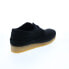 Фото #15 товара Clarks Weaver 26165081 Mens Black Suede Oxfords & Lace Ups Casual Shoes