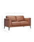 Фото #13 товара Keery 66.5" Leather Loveseat, Created for Macy's