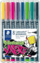 Staedtler Foliopis Lumocolor ART F wodoodporny 8 kolorów