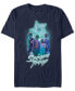 ფოტო #1 პროდუქტის Men's Stranger Things Scoops Troop Portrait Short Sleeve T-Shirt